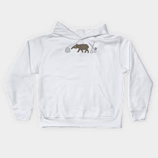 ROCK TAPIR SCISSORS Kids Hoodie